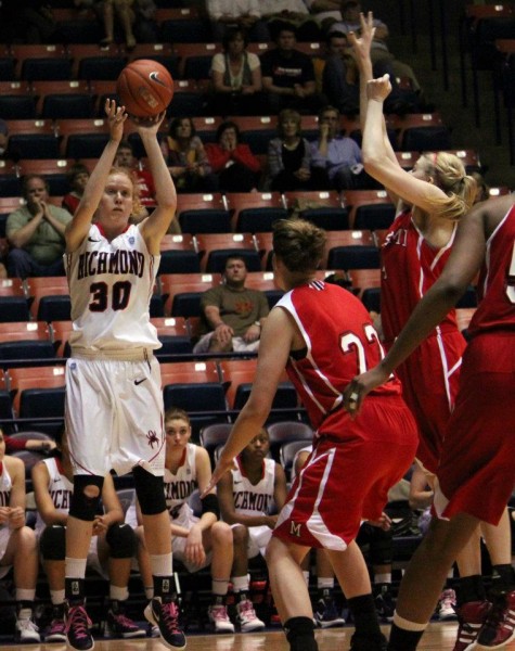 Ryann Dannelly Playing Basketball in College